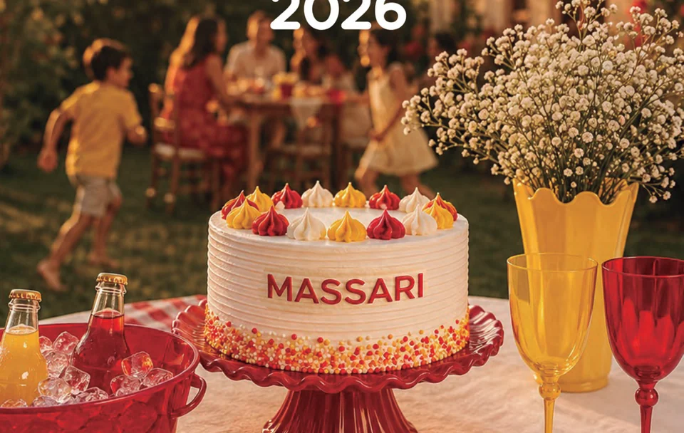 Artigos para festas e decoração do catálogo Massari
